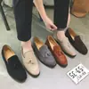 Mocasines de Ante para Hombre, Zapatos de Verano Slip-On Estilo Británico, Mocasines Juveniles con Borlas, Zapatos de Moda para Estilistas