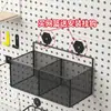 Acessórios para Painel Perfurado Cesta de Arame Metal com Furo Longo Furo Redondo Rack de Armazenamento Universal Unidade de Prateleira Ganchos de Armazenamento 16252630