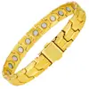 Pulsera Magnética de Cobre Rojo Antiguo Galvanizado con Patrón de Tortuga de Amazon, Pulsera Magnética Desmontable para Hombre, Venta al por Mayor Transfronteriza