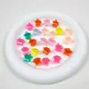 Mini grampo de cabelo pequeno infantil acessórios de cabelo de plástico com glitter presilha de cabelo fofa de gelatina para cabelo de bebê trançado grampo de cabelo quebrado presilha de cabelo
