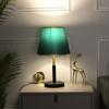 Lámpara de mesa de noche para dormitorio romántico, lámpara de estilo europeo, lámpara de mesa de noche para sala de estar de hotel, estilo nórdico, interruptor de botón, de escritorio, para uso doméstico