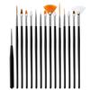 Transfronteiriço nail art 15 pack ferramentas terno luz terapia caneta caneta de cristal caneta pintura de cor caneta caneta de silicone broca caneta escova atacado