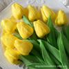 Mini Tulipas de PU de Alta Qualidade Flores Artificiais Transfronteiriças para Casa, Casamento, Adereços de Fotografia, Toque Simulado, Buquê, Ornamentos, Atacado