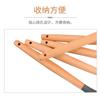 Juego de utensilios de cocina de 11 piezas de silicona personalizada OEM con mango de madera, juego de utensilios de cocina de silicona antiadherente, cuchara para cocinar, espátula, vajilla de silicona