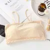 Tirantes de Encaje Rosca, Ropa Interior de Tubo Transpirable Anti-Exposición para Mujer, Estilo de una Pieza con Tubo de Encaje al por Mayor
