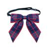 Corea del Sur Cuadros Negros Cuello JK Flor Estilo Academia Británica Cinta Lazo Gratis Pin Pequeño Venta al Mayoreo