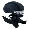 Juguete de Peluche Muñeco Monstruo Mandíbula 16x22cm Negro Suave Relleno de Algodón PP Peluche Coleccionable de Película y Anime para Niños Premio de Máquina de Garra de Arcade Regalo Ideal para Fans y Niños