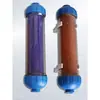 Tubo de secagem a gás gel de sílica que muda de cor secador de gás compressor filtro de secagem de umidade tubo vazio gás