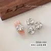 Acessório de nail art de strass rosa octogonal sem fundo, popular nas redes sociais, decoração de nail art de strass grande rosa milênio multifacetada super brilhante