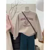 Sudadera Casual Suelta de Cuello Redondo Estilo Americano para Mujer Otoño e Invierno, Estilo Primavera y Otoño 2026, Top Súper Elegante de Manga Larga