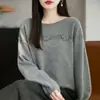 Suéter Tricô Floral Tridimensional Vazado 2026 para Mulheres, Moda Elegante Roupas Plus Size para Mulheres, Novo Top Solto Emagrecedor
