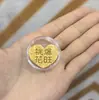 Pegatina para Teléfono Móvil de Oro Puro 999 2 Mg Dios de la Riqueza Caqui Ruyi Talismán de Paz para Atraer Riqueza y Hacerse Rico Regalo Popular Fabricante Venta al por Mayor
