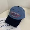 Gorra de béisbol americana bordada con letras a juego para mujer, estilo ins, primavera y otoño, combina con todo, con la cara mostrada, gorra pequeña, marca de moda.