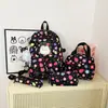 2026 Nova Mochila Estampada de Desenho Animado para Estudante Mochila Leve de Grande Capacidade Conjunto Fofo de Quatro Peças Bolsa de Viagem