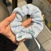 Elástico de Cabelo de Renda com Bolinhas Estilo Coreano para Mulheres, Novo Modelo Verão 2026, Faixa de Cabelo de Cetim de Alta Qualidade