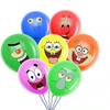 Bob Esponja Decoración de Globos para Fiesta de Cumpleaños Infantil Krabs Sr. Set de Globos de Látex de 12 pulgadas de Bob Esponja y Patricio Estrella