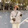 2026 nuevo otoño e invierno retro lavado corto corte holgado ropa exterior adelgazante casual versátil chaleco para figuras petite