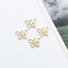 Colgante de aleación con forma de mariposa hueca para joyería, accesorios de bricolaje, collar de aleación, colgante, fábrica de collares, venta al por mayor