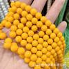 Contas de vidro imitação de cor sólida contas de jade contas soltas DIY feito à mão colar pulseira contas joias acessórios atacado