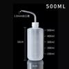 Garrafa de limpeza 500ml limpeza garrafa plástica beleza pupila linha delineador pigmento lavagem garrafa cross-border tatuagem bordado suprimentos translúcidos