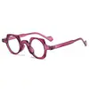 Gafas Multilaterales Cuadradas Redondas Anti Luz Azul ins Unisex Lente Plana Versátiles de Moda Estilo Japonés Europeo Transfronterizo