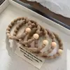 Fabricante Al por Mayor Tendencia Estilo Coreano Cuerda para el Cabello de Mujer Banda Elástica Tienda en Línea Regalo Mayoreo Pequeño Colorido Alta Elasticidad Coleta sin Costuras