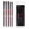 Set de 7 Brochas de Maquillaje Rancai, Brocha para Sombras de Pelo de Caballo Puro, Herramientas para Maquillaje de Ojos Ahumados, Suministro Directo del Fabricante