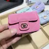 Cartera de Terciopelo CF Nueva Moda Acolchada Mini Versátil Bolso Cruzado para Monedas Bolso para Auriculares de Mujer Cartera para Monedas
