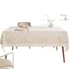 Toalha de Mesa Creme Estilo Francês Impermeável à Prova de Óleo Resistente ao Calor Lavável Tapete para Mesa de Centro Pano de Mesa PVC Toalha de Mesa Borboleta