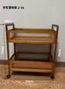 Estante para Tés Estantería Organizador Multicapa Vitrina para Juegos de Té Estante de Exhibición para Sala de Té Pequeña Madera Maciza Estilo Chino Nuevo a Prueba de Polvo