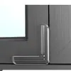 Protectores de Esquina Anticolisión para Ventanas de Aluminio, Protectores de Esquina Aguda de Silicona de Ángulo Recto Antigolpes para Interior de Ventana, Pegatinas para Esquinas