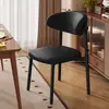 Cadeira de jantar minimalista nórdica, luxo leve para casa, cadeira de jantar moderna com encosto para hotel, cadeira casual com encosto para restaurante, cadeira popular online.