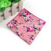 Toalla de Bolsillo de Algodón Estampado para Hombre Traje Plegable Pañuelo Cuadrado Pequeño Estilo de Lunares Pañuelo de Algodón