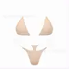 Lencería sexy de tiras transparentes estilo Stringys, conjunto de sujetador y braguita, bikini de playa transparente y seductor