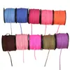 Corda de Veludo Coreano 2,5mm, Corda de Pele de Veado, Corda de Camurça, Corda de Couro Sintético Veludado Dupla Face, Corda para Tecelagem de Colares e Pulseiras DIY
