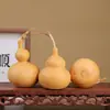 Pieza de arte de calabaza natural con imperfecciones originales, tallada a mano, pintada y decorada, pieza de mano de calabaza para práctica, venta de liquidación al por mayor