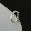 Anel para Mulheres Ins925 Prata Esterlina Tendência Cool Retro Minimalista Ajustável Coração Aberto Dedo Indicador Moda Personalidade