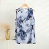 Colete de algodão estilo chinês, modelagem solta, para pessoas de meia-idade e idosos, novo modelo de verão, alta qualidade, estiloso, modelagem solta, blusa plus size para mães
