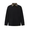 Yidao Vintage Outono 2026 Nova Cor Bloco Gola Capuz Masculino Retrô Tendência Marca Solto Casual Versátil Top