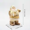 Comercio Exterior Transfronterizo Adornos de Resina de Papá Noel Decoración del Hogar Espacio de Escritorio Artesanías Decorativas Narrativas