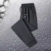 2 Pantalones Deportivos Casuales de Seda Helada Nuevos de Verano para Hombres Jóvenes, Pantalones Sueltos Rectos de Seda Helada, Pantalones Jogger Ajustados para Hombre