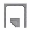 Moldura de Janela Chinesa Estilo Antigo, Componentes de Cimento, Rodapé com Escultura em Tijolo, Moldura Decorativa ao Longo da Linha, Moldura de Porta de Edifício Antigo, Tijolo de Rodapé