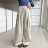 Pantalones Casuales de Primavera y Otoño para Niñas 2025 Nueva Moda Estilo Coreano Moderno Algodón Pierna Ancha para Niños Mayores Transfronterizo