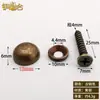 Novas Pontas Decorativas de Latão Antigo Estilo Chinês, Belos Parafusos Decorativos, Pregos de Espelho Vintage, Ferragens de Cobre Antigo Decorativas para Construção em Cobre Integral