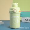 Taza de Otoño e Invierno para Niños con Popote, Termo Doméstico de Acero Inoxidable 304, Vaso de Agua Grande de Alta Capacidad, Sencillo y Conveniente, Taza de Acompañamiento para la Escuela
