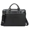 Nuevo Maletín de Piel de Vaca de Primera Capa para Hombre, Bolso de Mano Simple de Negocios, Gran Capacidad, Bolso Cruzado para Computadora, Maletín para Hombre