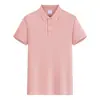 Camisa polo masculina vestuário de trabalho manga curta camisa polo masculina verão roupas masculinas manga curta fresca fina camiseta masculina manga curta