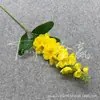 Flores Artificiales Delphinium y Phalaenopsis para Decoración del Hogar, Accesorios para Fotografía de Bodas, Narcisos Falsos Grandes para Pasillos de Bodas