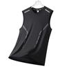 Camiseta Sem Mangas Roupa Masculina Seda Gelo Manga Curta Regata Fitness Camiseta Sem Mangas Verão Secagem Rápida Mesh plus size Top Esportivo