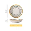 Tigelas de Cerâmica para Jantar com Designs Únicos, Tigelas Grandes Criativas para Sopa, Louças e Pratos Domésticos, Conjunto de Jantar em Cor Sob Esmalte